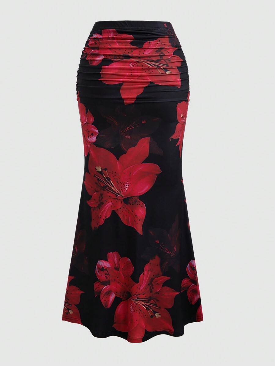 A- Line Skirt Leisure Vacation Long Women's Clothing - Dana Fashion