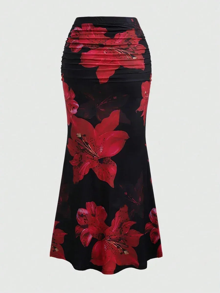 A- Line Skirt Leisure Vacation Long Women's Clothing - DanaFashionstore