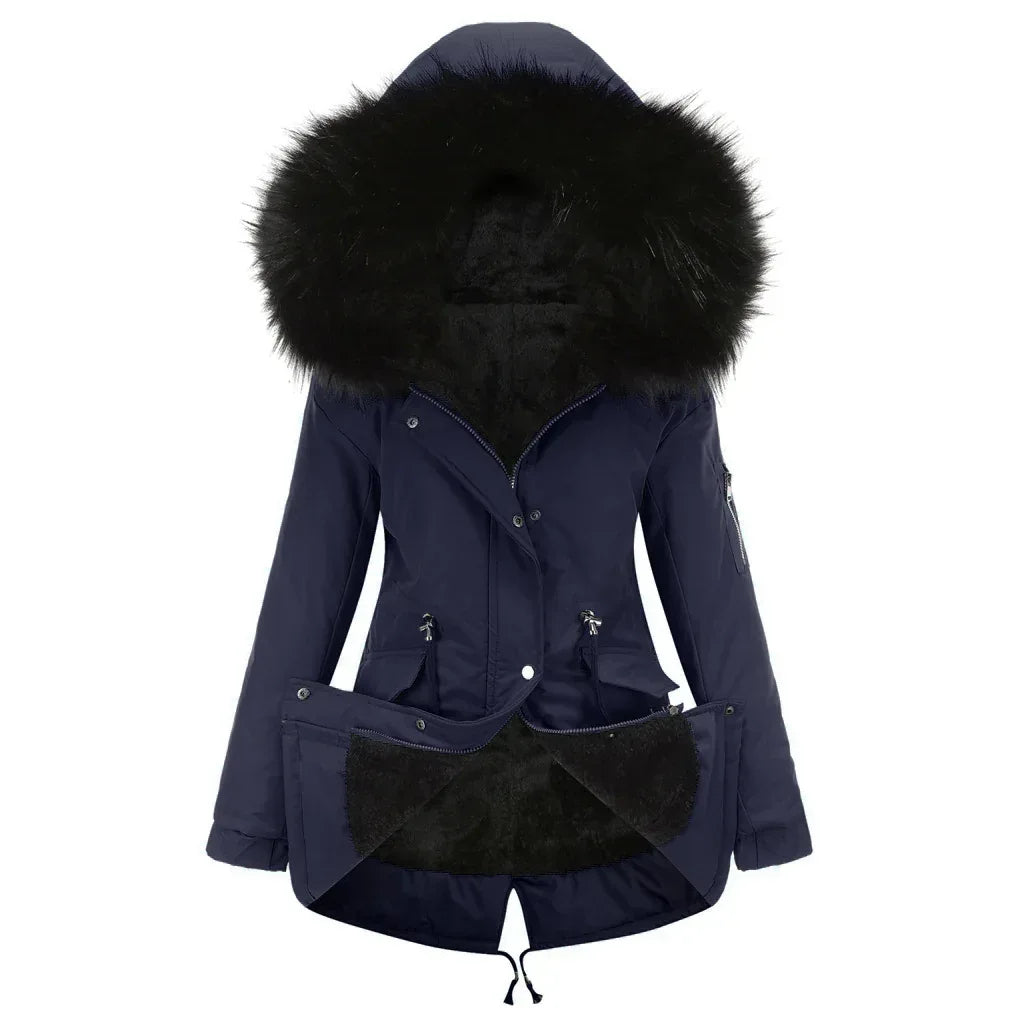 Parka Cotton-Padded Coat 2026 - Mid-Length Hooded Winter Jacket - DanaFashionstore