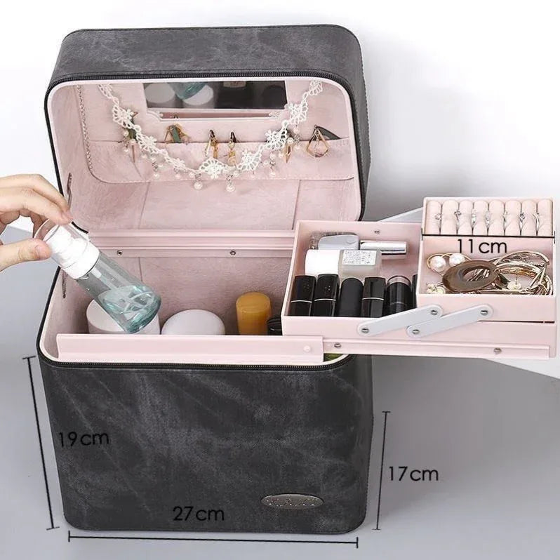 Cosmetics Portable Large Capacity Portable Storage Box - DanaFashionstore