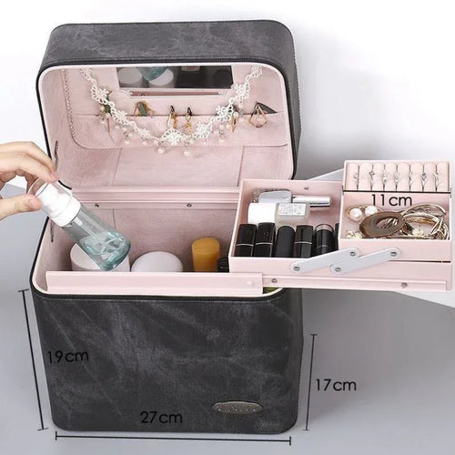 Cosmetics Portable Large Capacity Portable Storage Box - DanaFashionstore