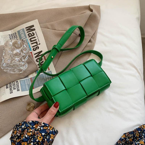 All-match Shoulder Bag Handmade Woven Small Square Bag - DanaFashionstore