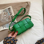 All-match Shoulder Bag Handmade Woven Small Square Bag - DanaFashionstore