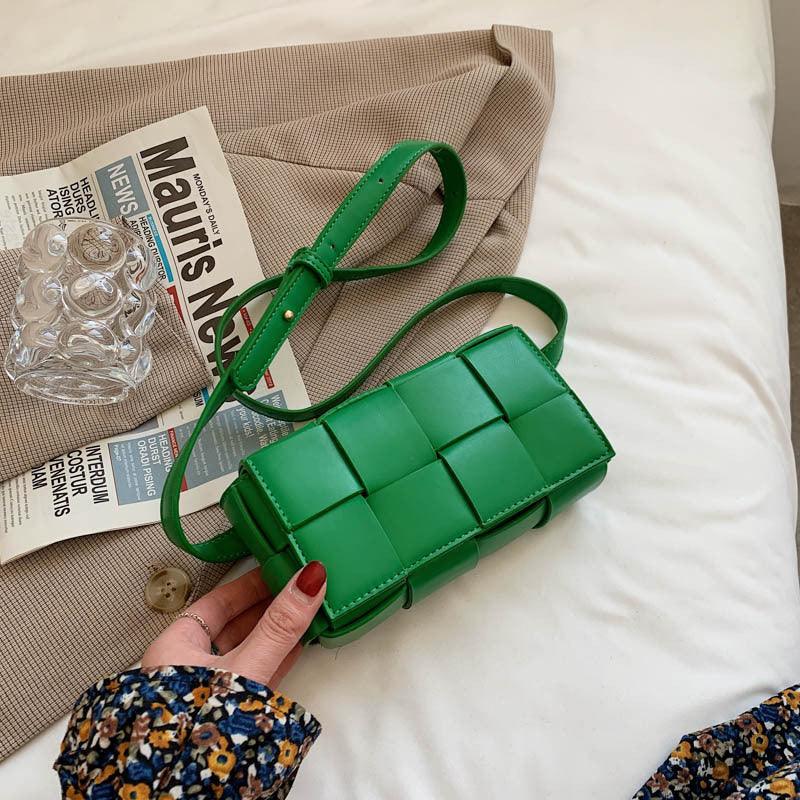 All-match Shoulder Bag Handmade Woven Small Square Bag - DanaFashionstore