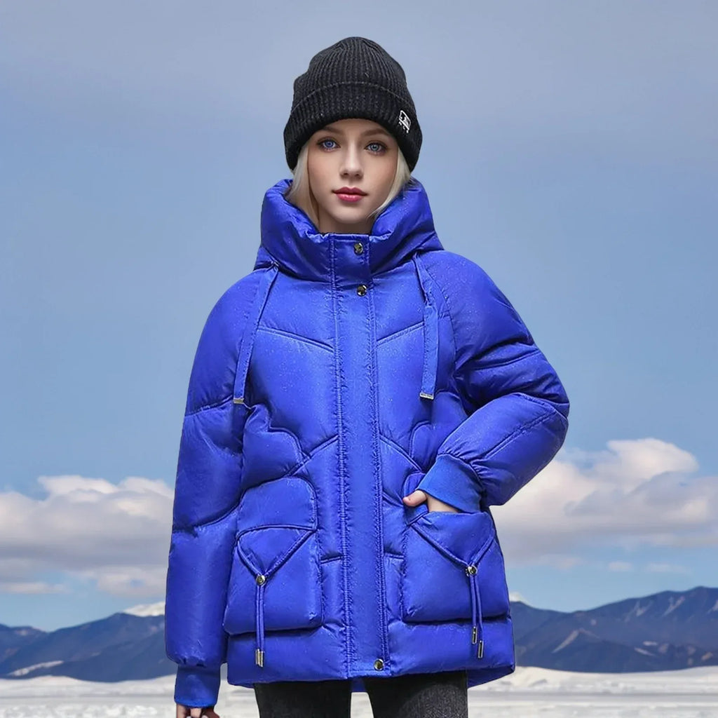 Winter Down Cotton Jacket 2026 - Korean Loose Thick Coat - DanaFashionstore