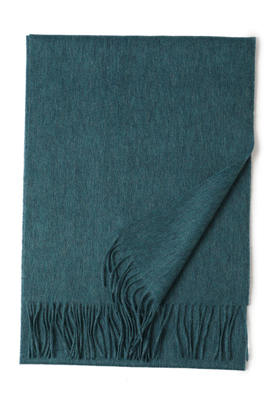 New Solid Color Wool Long Beard Warm Tassel Scarf Thick