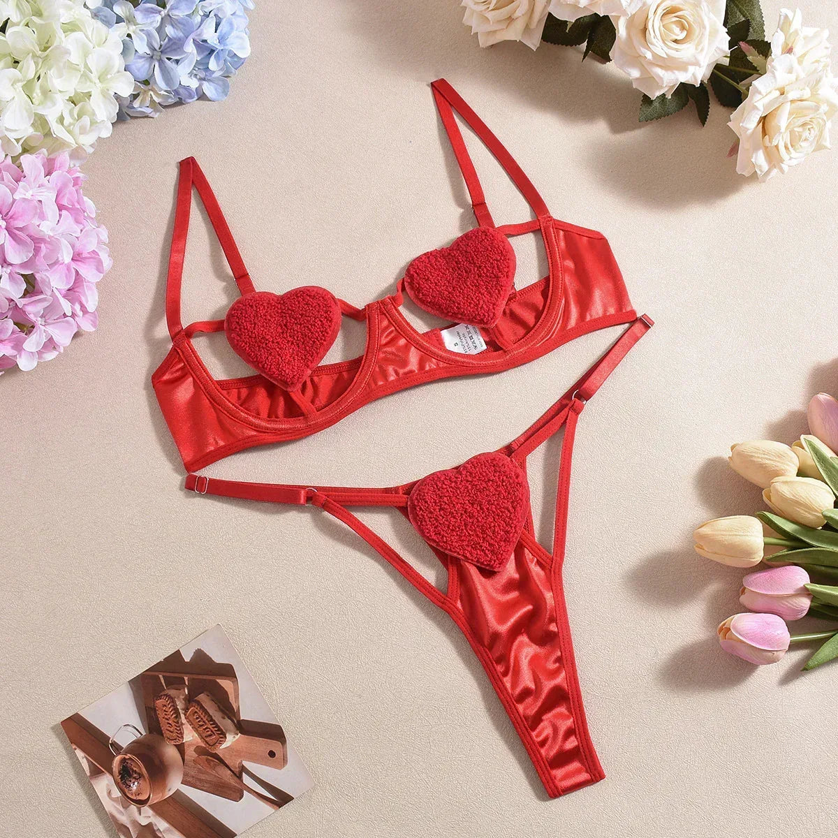 Dew Love Sheer Mesh Sexy Lingerie Suit - DanaFashionstore