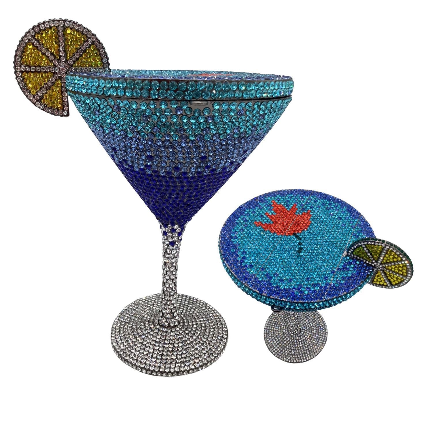 Cocktail Goblet Diamond Dinner Hand Bag - Dana Fashion