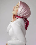 Chain Printed Scarf Women's Casual Scarf 90 90cm Satin Large Kerchief - DanaFashionstore