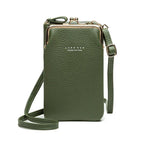 Fashion Lychee Pattern Solid Color Diagonal Shoulder Bag - DanaFashionstore