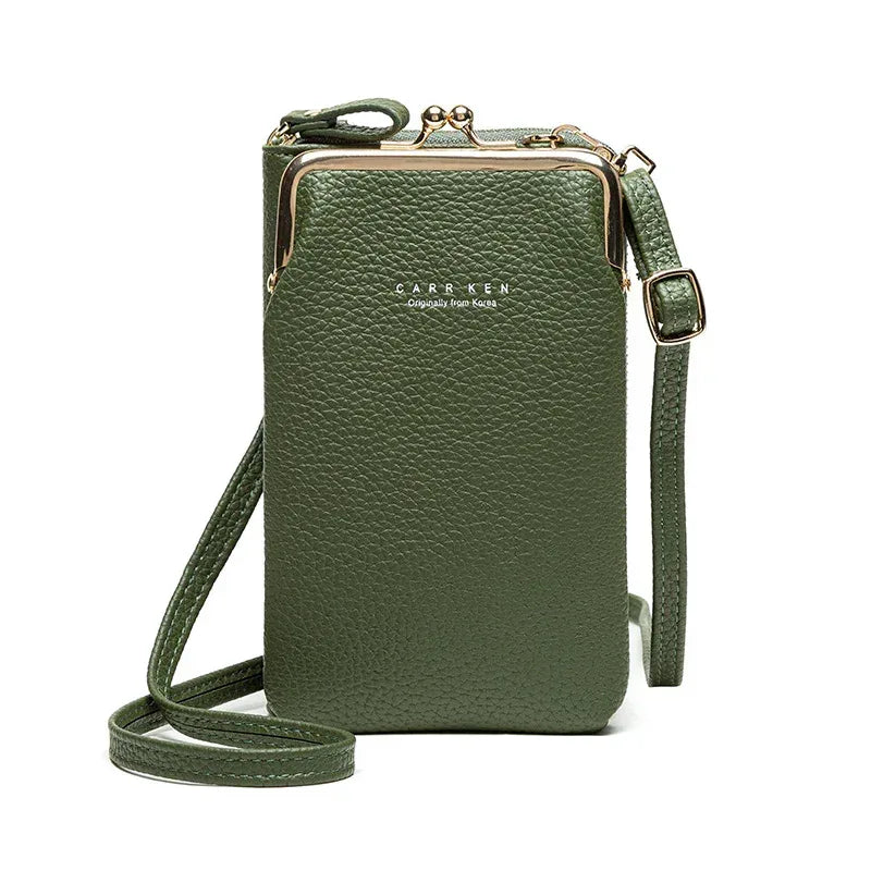 Fashion Lychee Pattern Solid Color Diagonal Shoulder Bag - DanaFashionstore