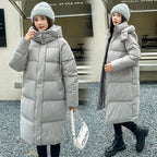 Long Over Knee Hooded Jacket 2025 - Thickened Winter Coat - DanaFashionstore