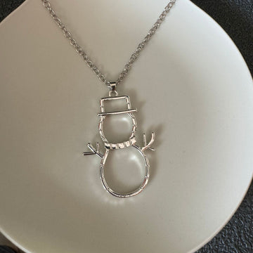 Snowman Necklace