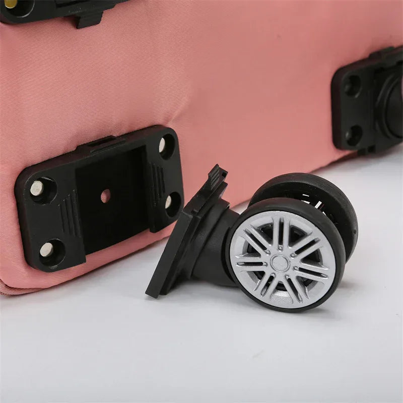 New Universal Wheel Travel Bag With Double-layer Dry And Wet Separation Fitness Yoga Shoulser Bags Sports Fitness Large Capacity Handbag Women - DanaFashionstore