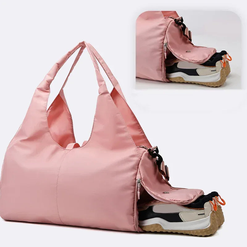 Women Yoga Bag Sports Fitness Dry And Wet Separation Large Capacity Storage Travel Bags Can Carry Yoga Mats - DanaFashionstore