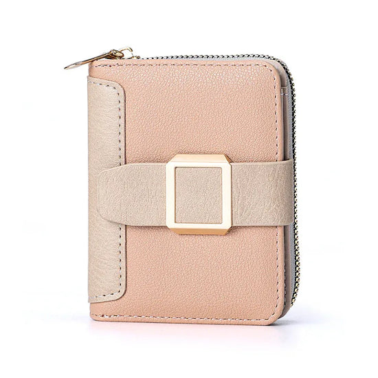 Women's Short Zipper Vertical Buckle Small Wallet - DanaFashionstore