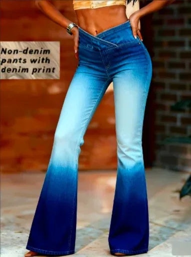 Slim-fit Flared Casual Jeans - DanaFashionstore