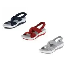 Women's Simple Fish Mouth Sponge Cake Sole Amazon Roman Sandals - DanaFashionstore