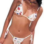 Women's Fashion Printed Seaside Split Swimsuit Bikini Two-piece Set - DanaFashionstore