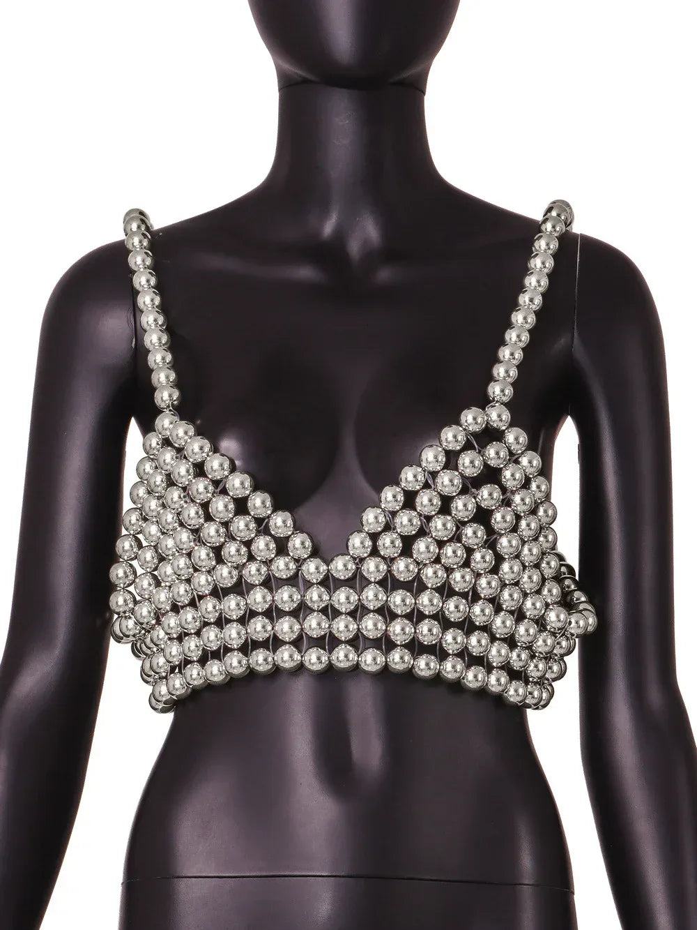 Sexy Fashion Pearl Suspender Vest - DanaFashionstore