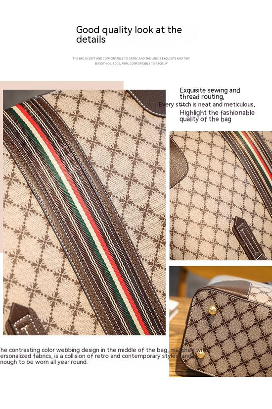 Korean Fashion Printed Tote Large Capacity Shoulder Bag - Dana Fashion