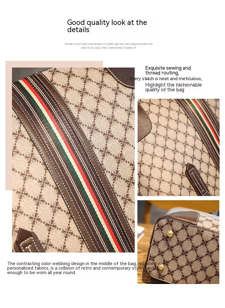 Korean Fashion Printed Tote Large Capacity Shoulder Bag - Dana Fashion