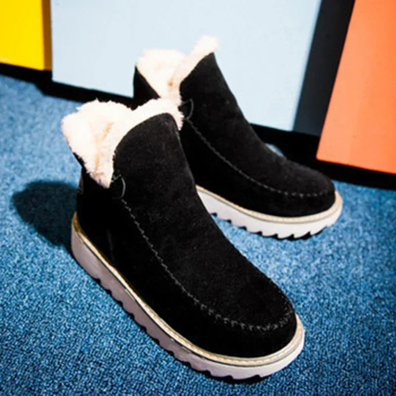 Snow Warm Women's Shoes Plus Velvet Martin Short Boots - DanaFashionstore