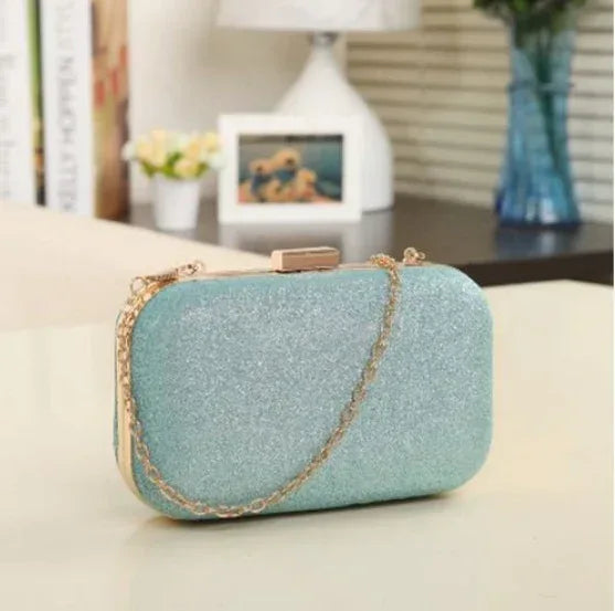 Women Handbag Evening Bags For Party New Women Chain Shoulder Bag Ladies Fashion Gold Clutch Box Bag Women Messenger - DanaFashionstore