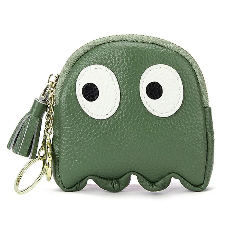 Genuine Leather Coin Purse Mini Cute Cowhide Coin Bag - DanaFashionstore