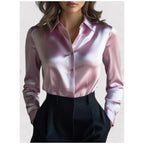 Solid-color Casual Loose-fit Women's Shirt - DanaFashionstore