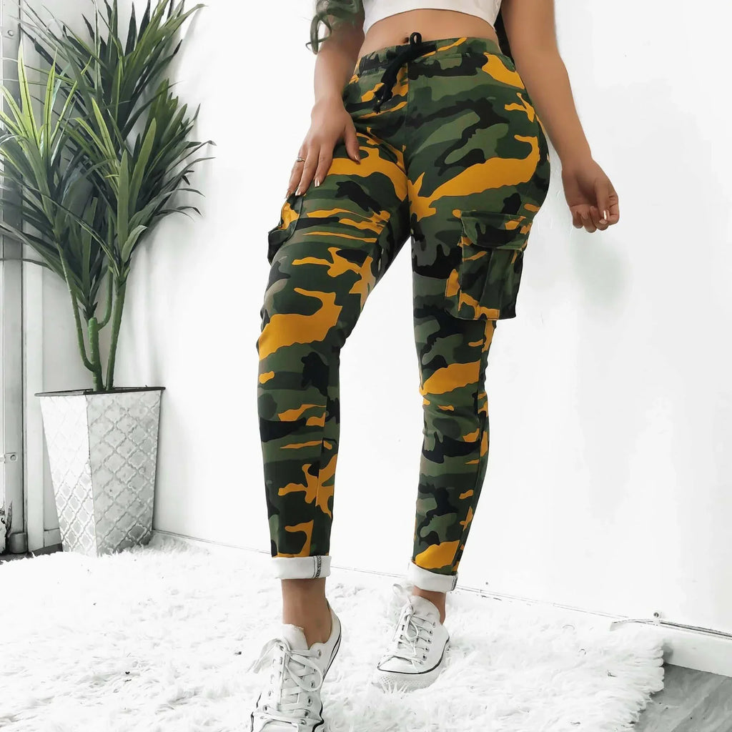 Camouflage Plus Size Casual Trousers Women New Casual Pants Women Fall Winter - DanaFashionstore