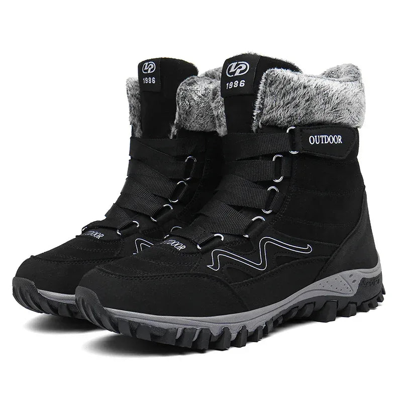 High-top warm and velvet cotton shoes - DanaFashionstore