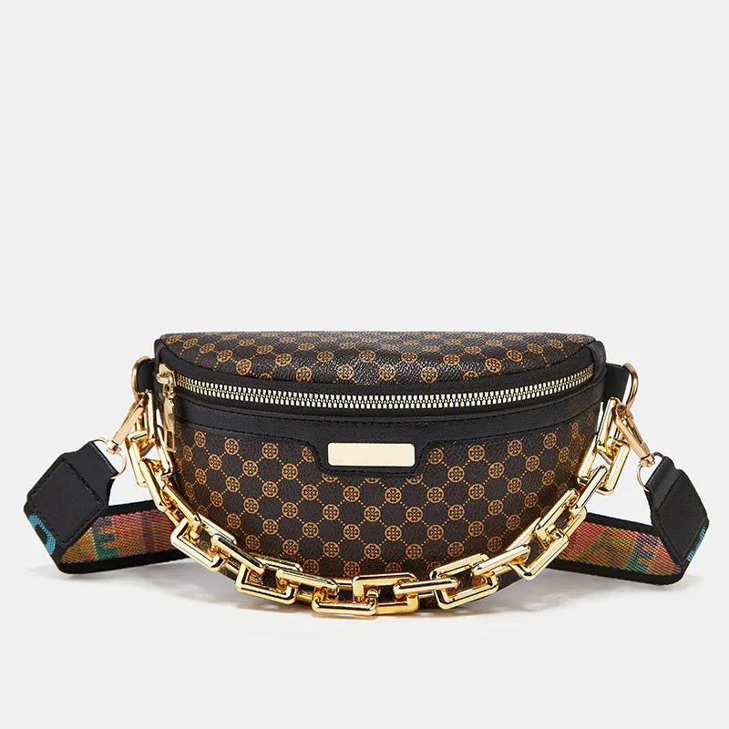 Women's Fashion Chest Bag Shoulder Bag Leopard Print Waist Bag - DanaFashionstore