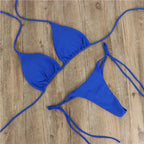 Halter Neck Tie Bikini Ladies Split Tie Swimsuit - DanaFashionstore