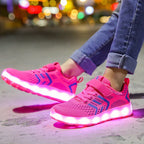 Flying Knit Children's Sports Shoes Coconut Children's Shoes - DanaFashionstore
