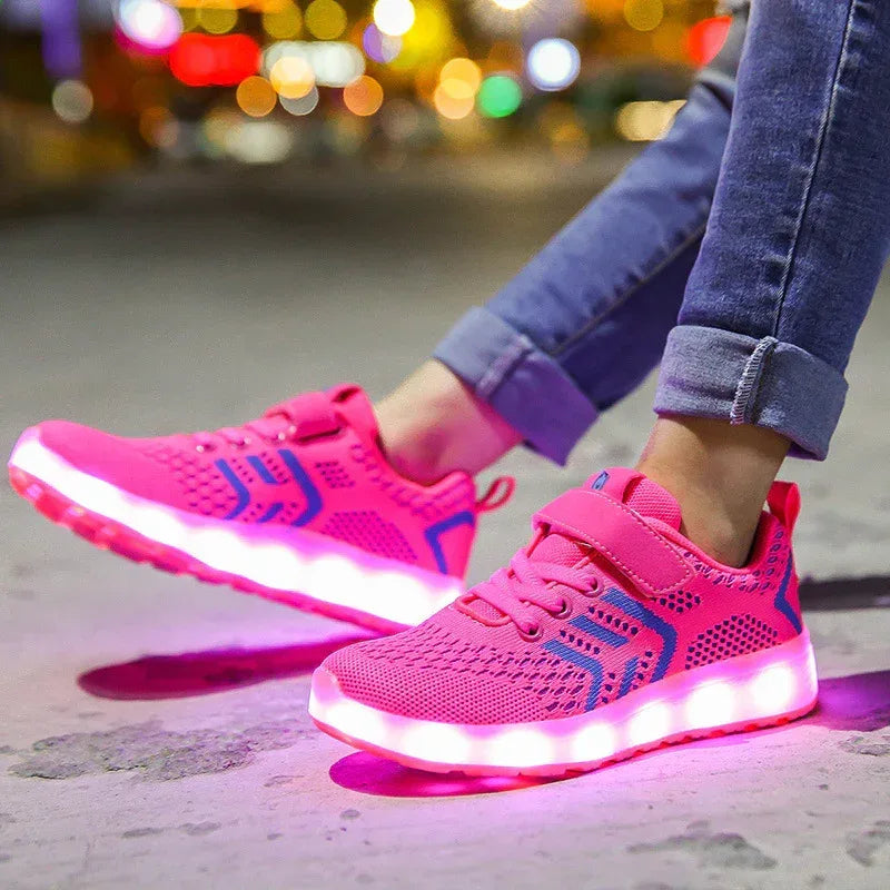 Flying Knit Children's Sports Shoes Coconut Children's Shoes - DanaFashionstore