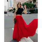 Women fashion casual skirt girls high Waist long skirts - DanaFashionstore