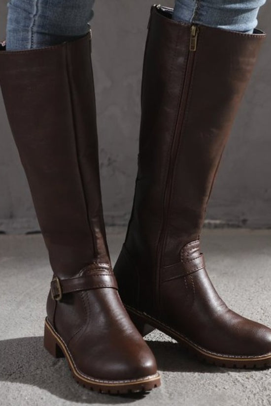 European and American women's knight boots