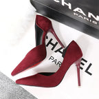 Women's Low-cut Pointed-toe Side Hollow-out Shoes - DanaFashionstore