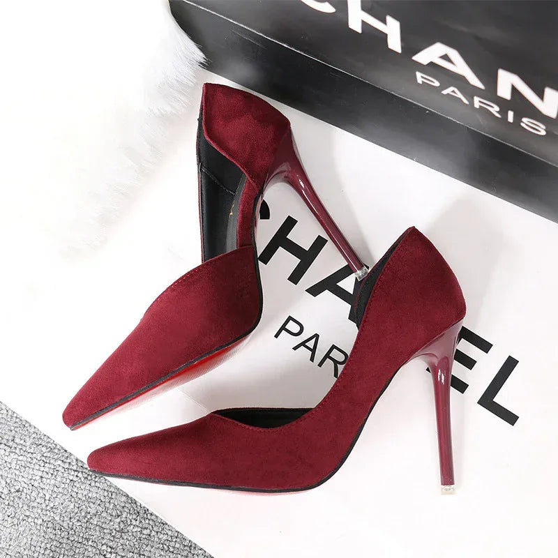 Women's Low-cut Pointed-toe Side Hollow-out Shoes - DanaFashionstore