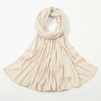 Women's Knitted Thread Cotton Striped Solid Color Scarf - DanaFashionstore