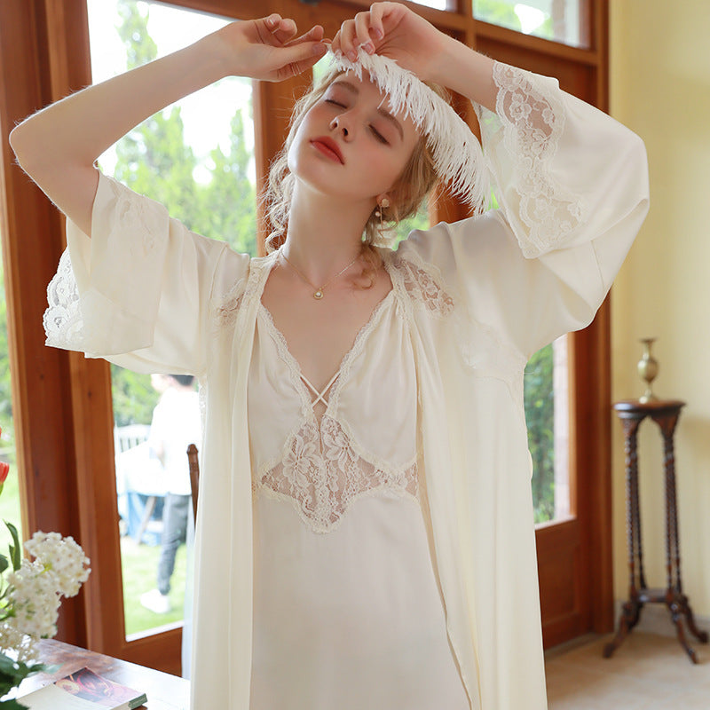 Nightgown Home Clothes Two-piece Suit For Women - Dana Fashion