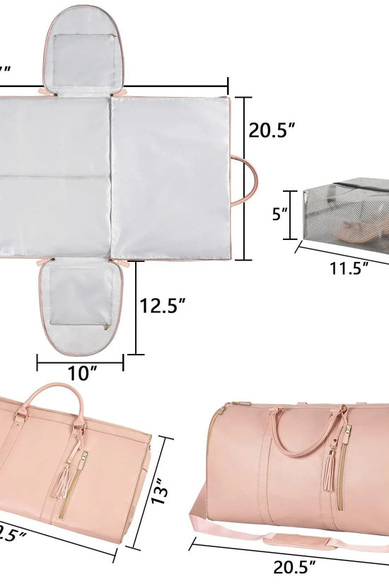 Large Capacity Travel Duffle Bag Women's Handbag Folding Suit Bag Waterproof Clothes Totes - DanaFashionstore