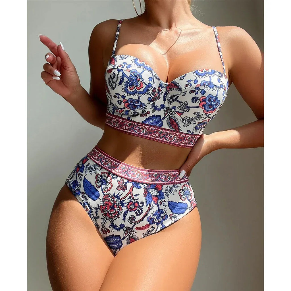 Women's Swimsuit High Waist Push-up Bikini - DanaFashionstore