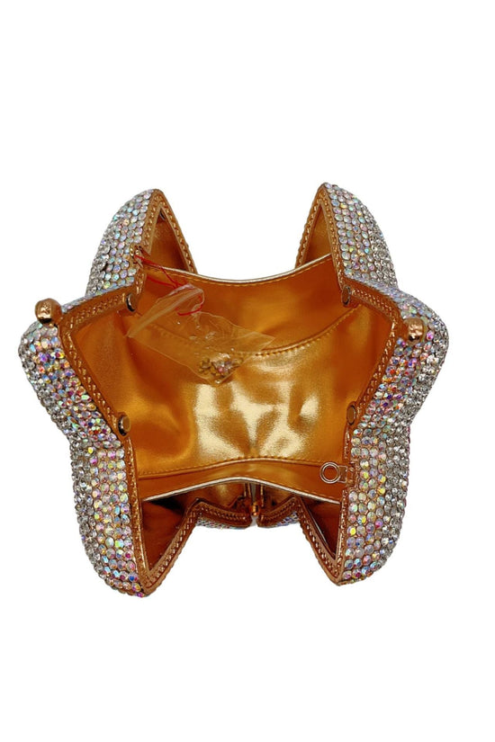 Little Star Studded Diamond Dinner Full Diamond Handbag Dana Fashion