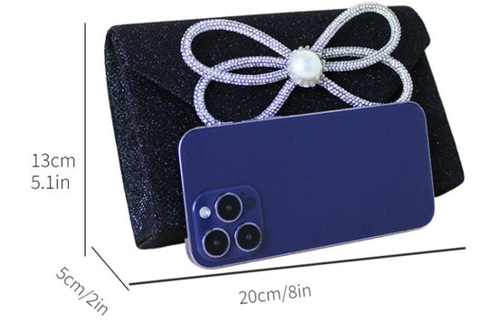 Women's Dinner Clutch Diamond Flip Square Bag Party Fashion - Dana Fashion