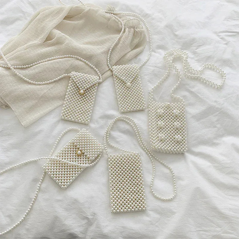 Pearl Bag Female Messenger Bag Wild Mini Retro Western Style Pearl - DanaFashionstore