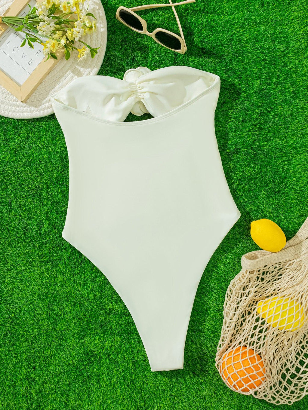 Three-dimensional Flower Women's One-piece Swimming Suit - DanaFashionstore