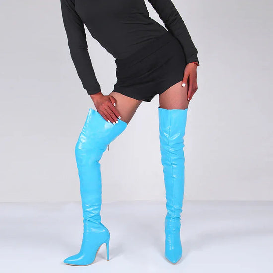 Personality Below The Knee Plus Size Women's Boots - DanaFashionstore