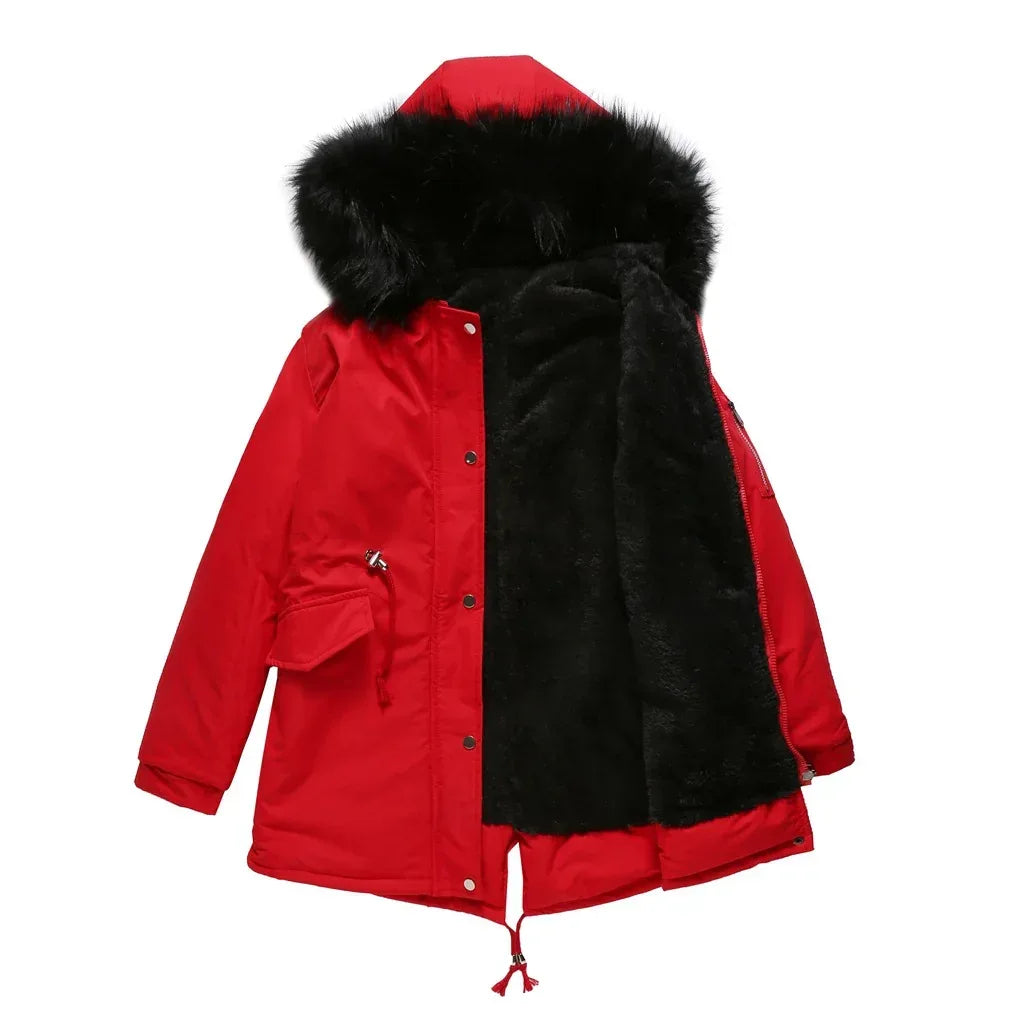Parka Cotton-Padded Coat 2026 - Mid-Length Hooded Winter Jacket - DanaFashionstore